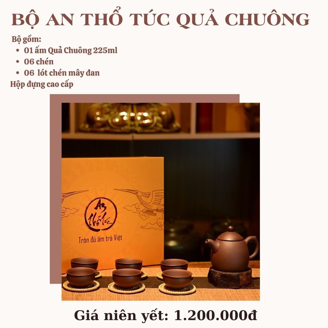 Ấm Trà An Thổ Túc Quả Chuông – 255ml