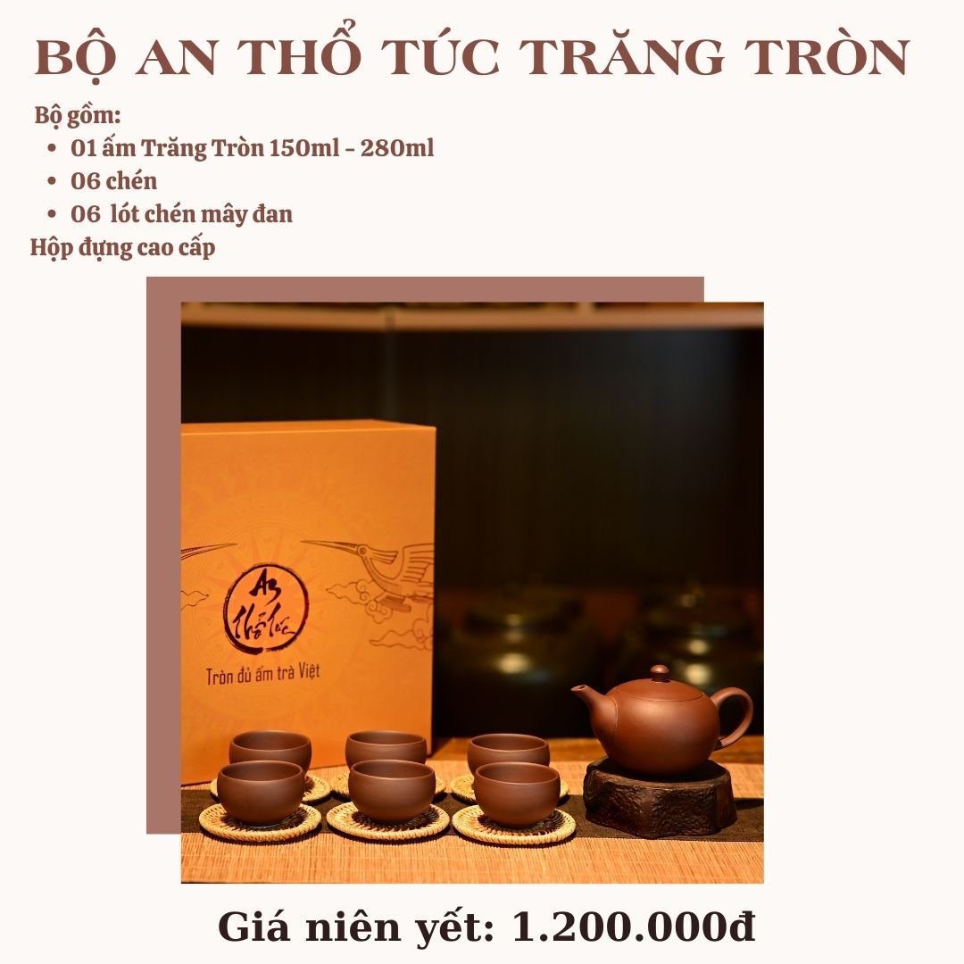 Ấm Trà An Thổ Túc Trăng Tròn – 150ml